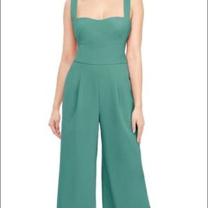 GAL MEETS GLAM Nicole Square Neck Jumpsuit 6P NWT